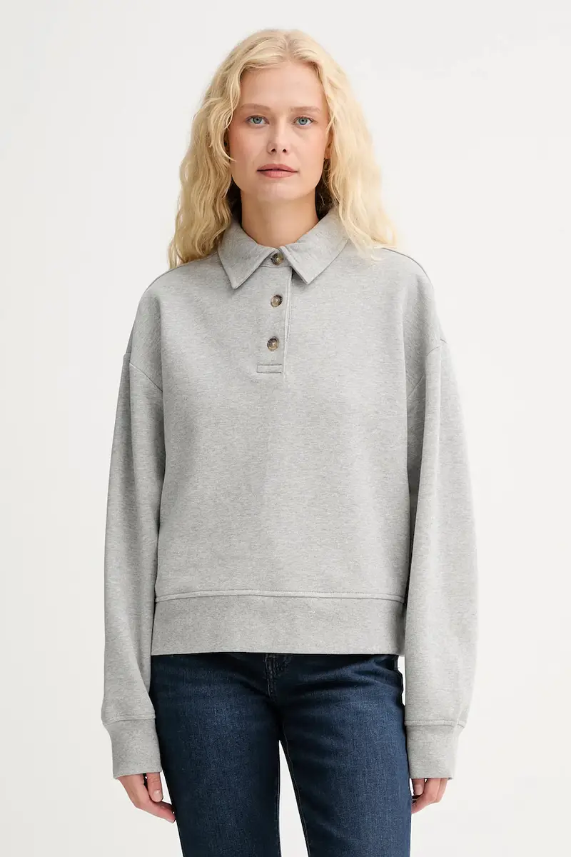 felpa in cotone Grigio