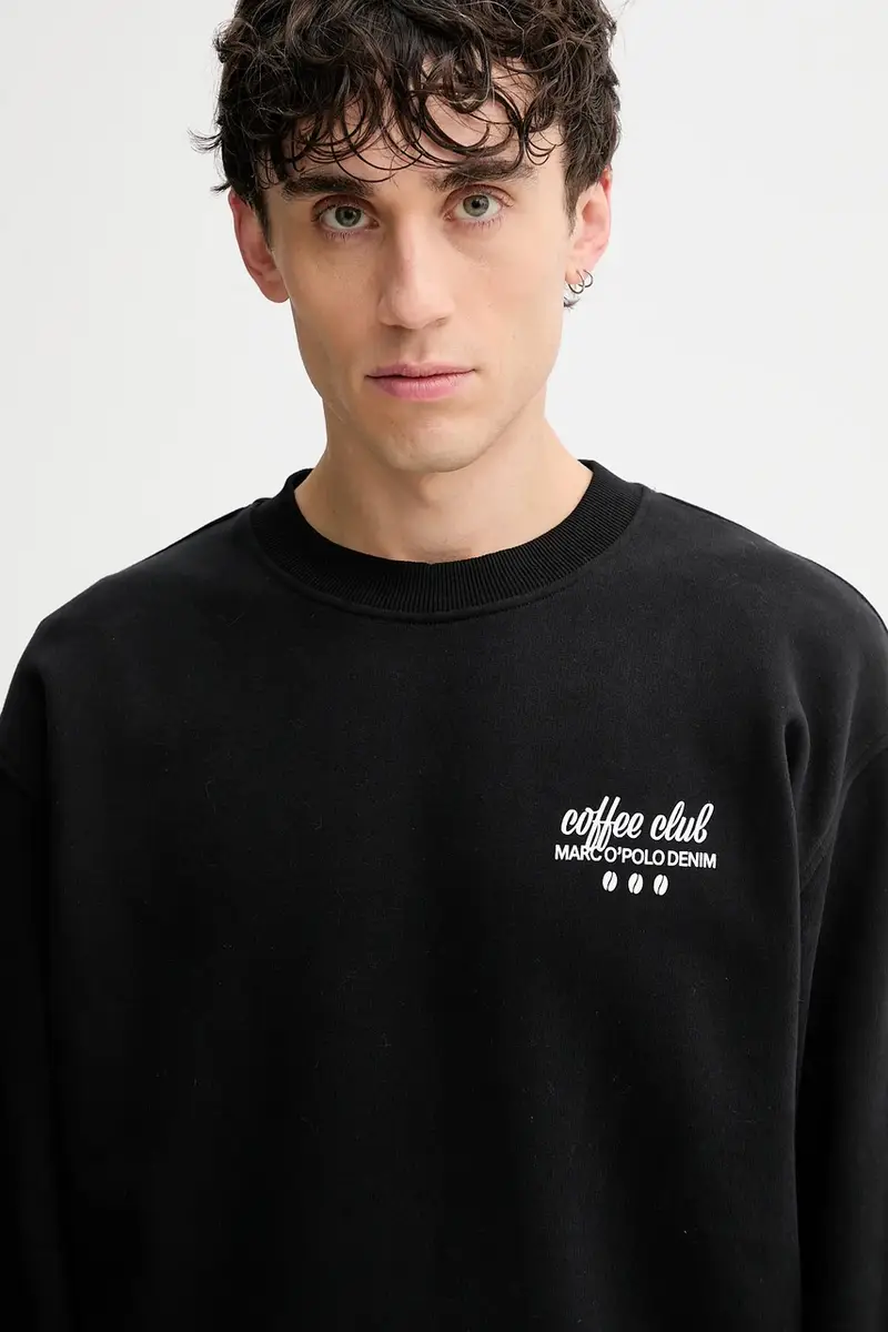 felpa in cotone uomo colore nero 5000007320 miniatura 4