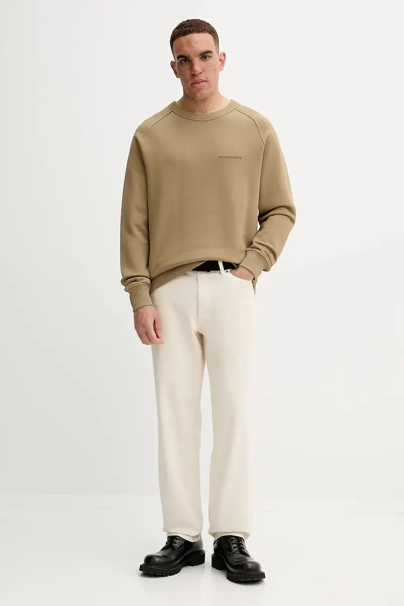 felpa in cotone uomo colore verde 5000007165 miniatura 2