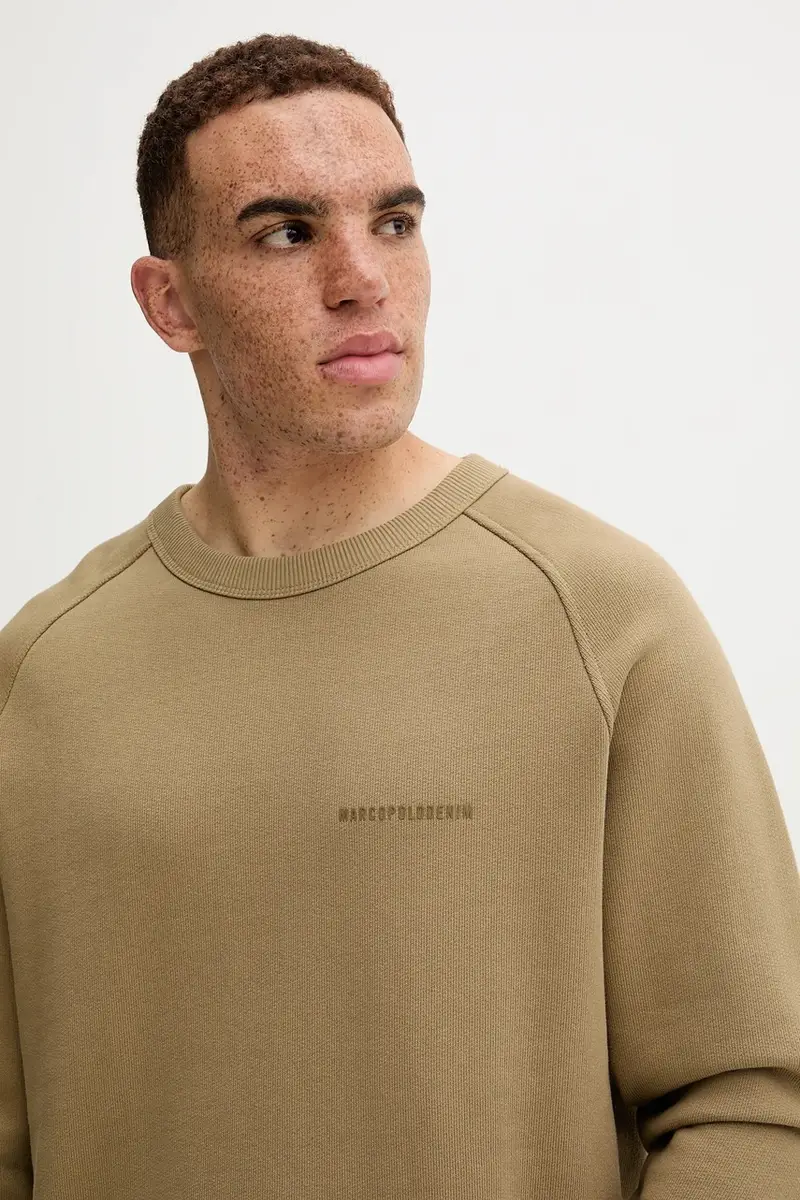 felpa in cotone uomo colore verde 5000007165 miniatura 4