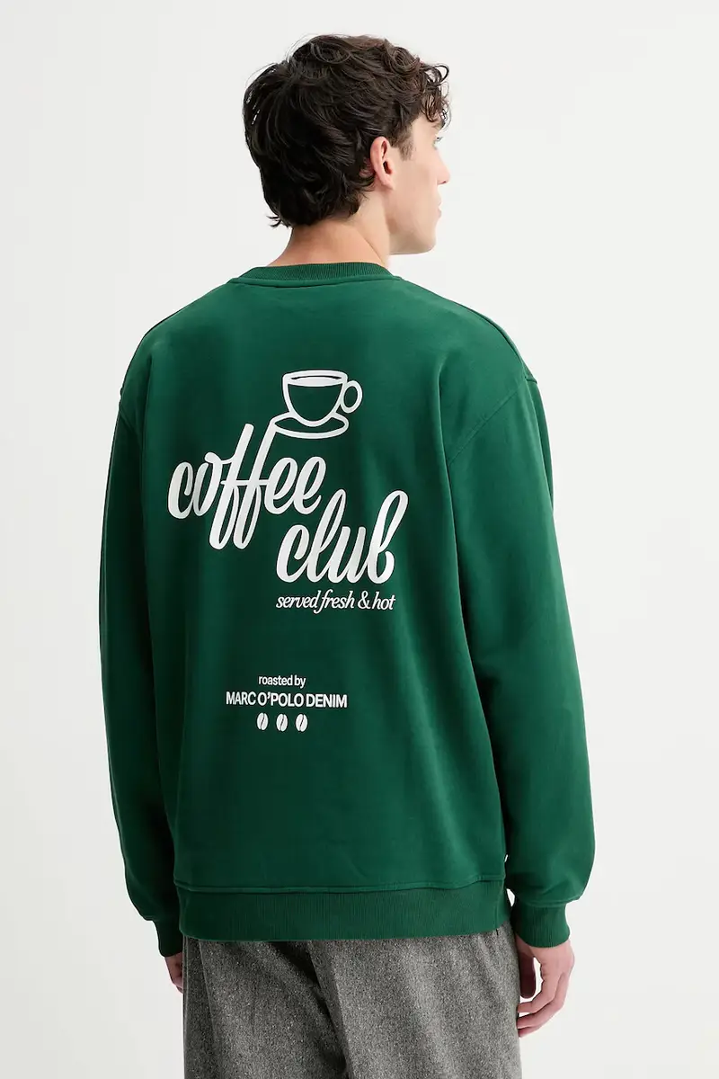 felpa in cotone uomo colore verde 5000007320