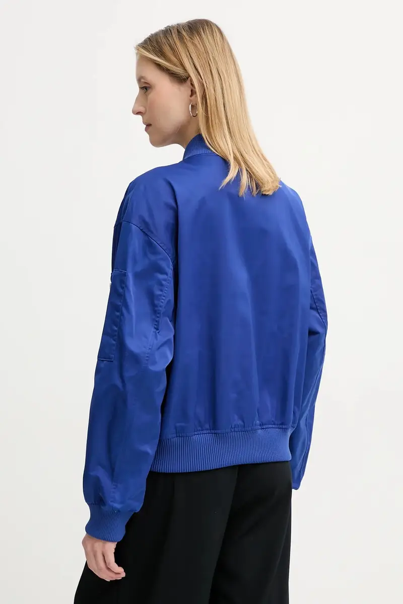 giacca bomber colore blu 502103670291 miniatura 3