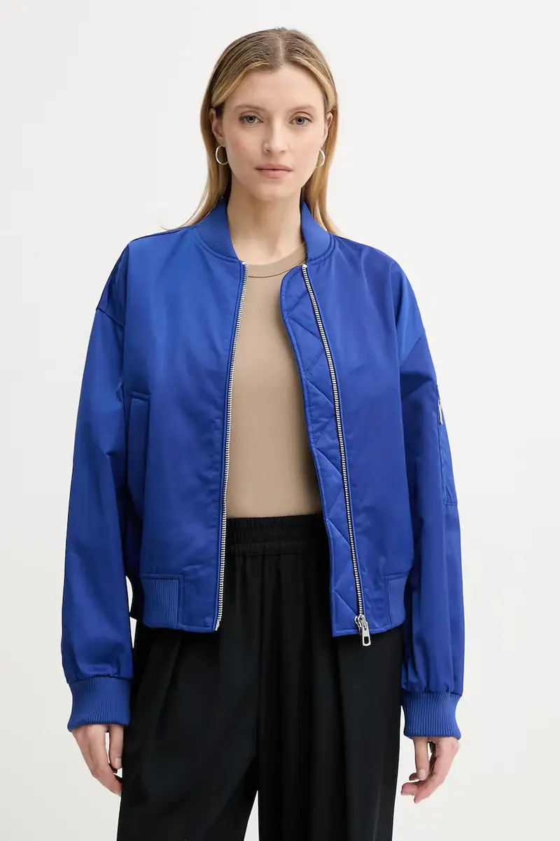 giacca bomber colore blu 502103670291