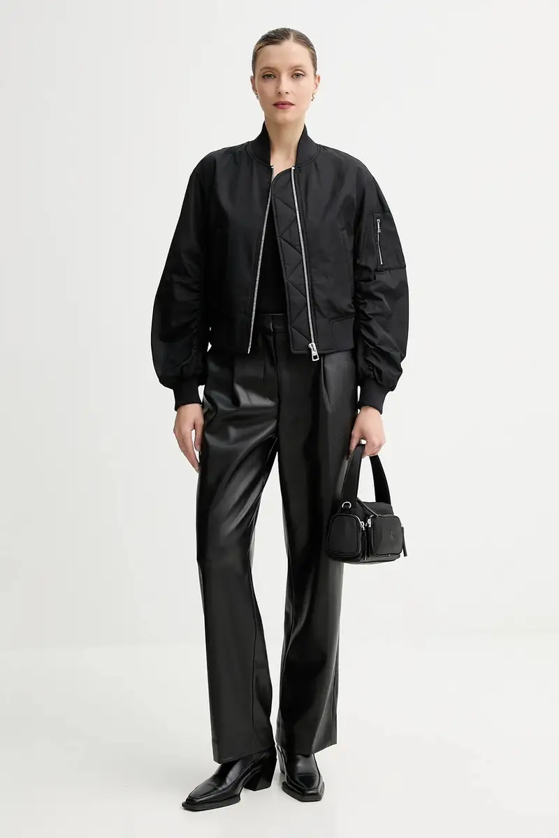 giacca bomber colore nero 506127070033 miniatura 2