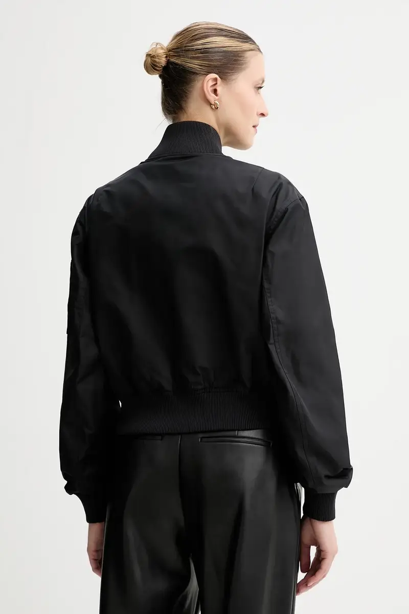 giacca bomber colore nero 506127070033 miniatura 3