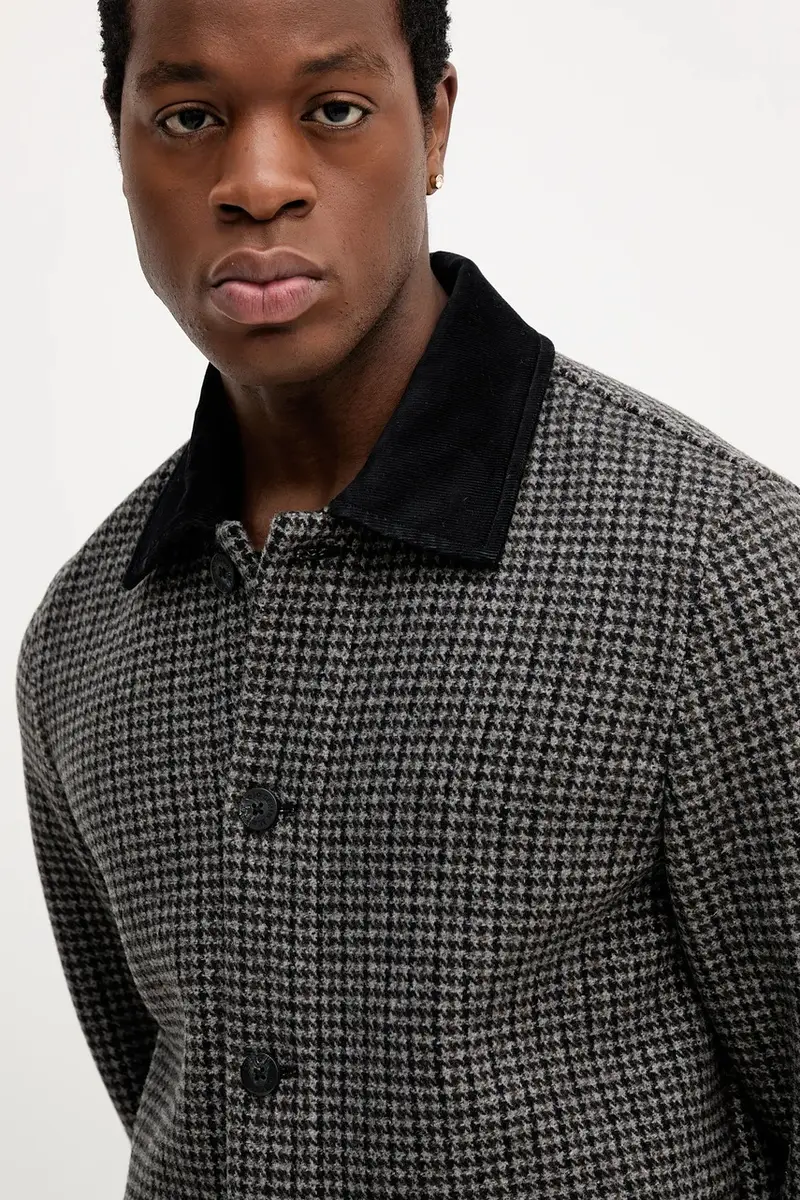 giacca con lana colore nero 5000006905 miniatura 3