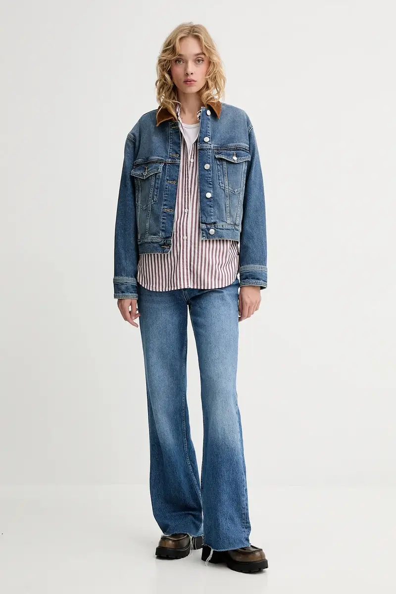 giacca di jeans colore blu 508910225011 miniatura 2