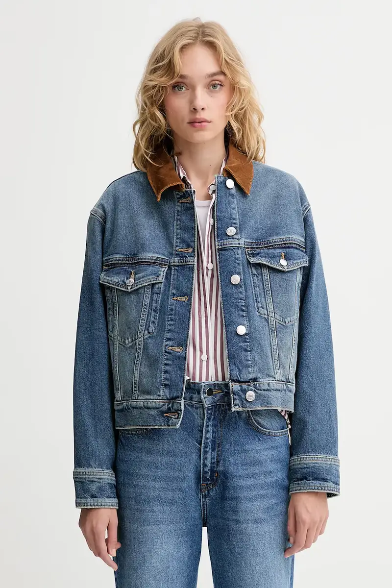 giacca di jeans colore blu 508910225011