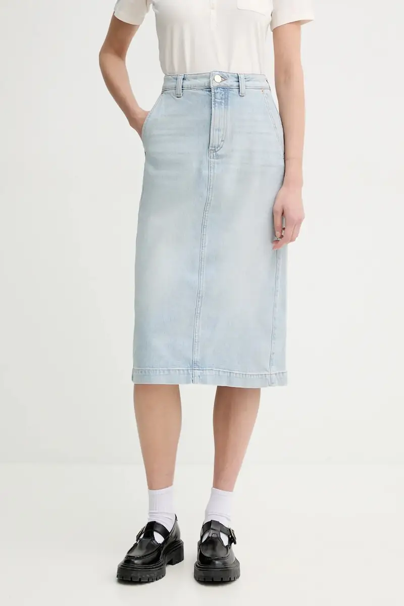 gonna di jeans colore blu 503918624009