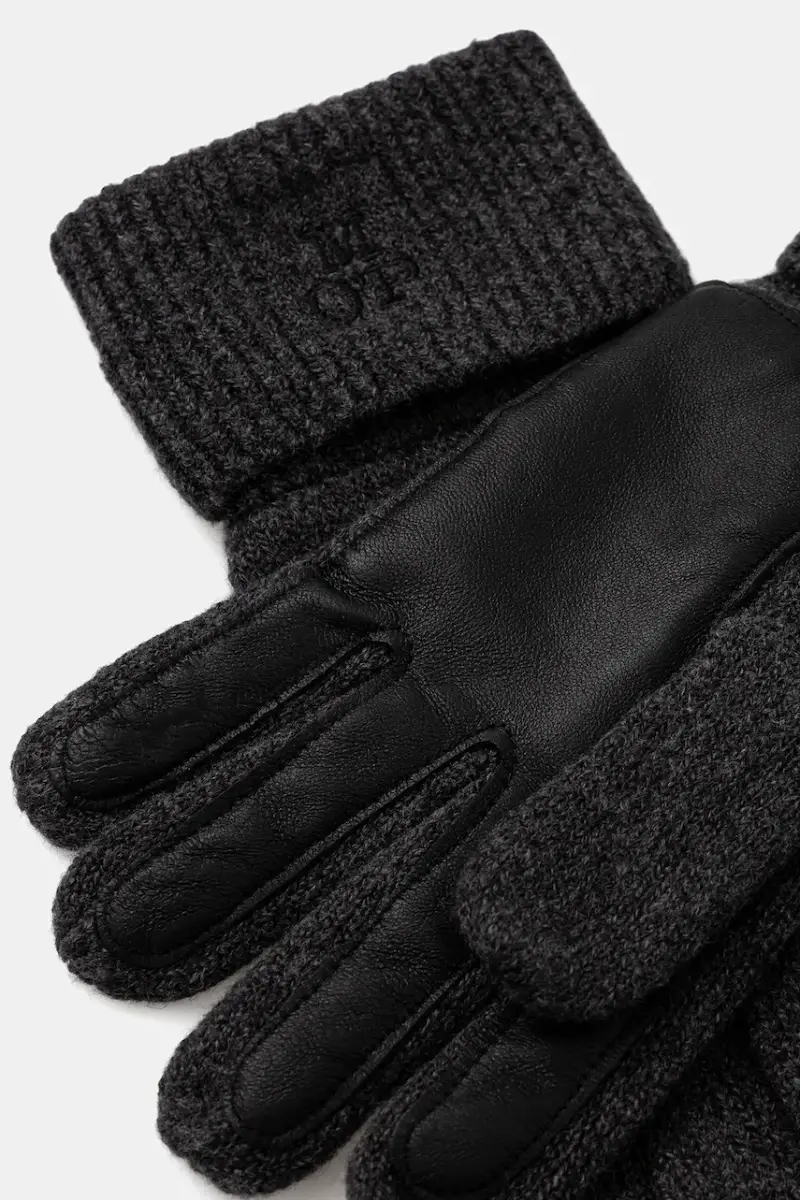 guanti con lana colore grigio 530626604012 miniatura 2