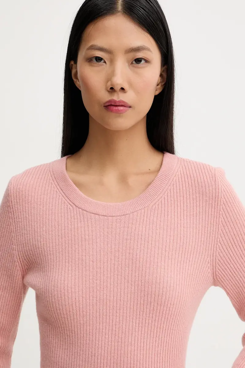 maglione con lana Arancione miniatura 4