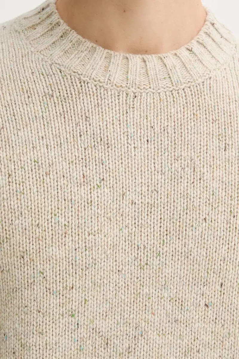 maglione con lana colore beige 5000007626 miniatura 5