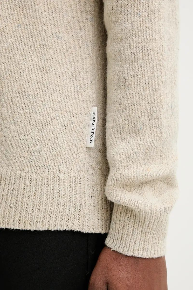 maglione con lana colore beige 530512260178 miniatura 5