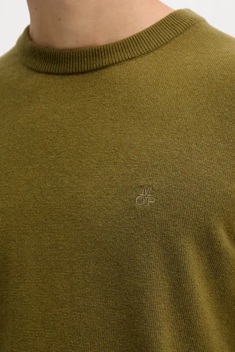 maglione con lana colore giallo 529514460504 Verde miniatura 5