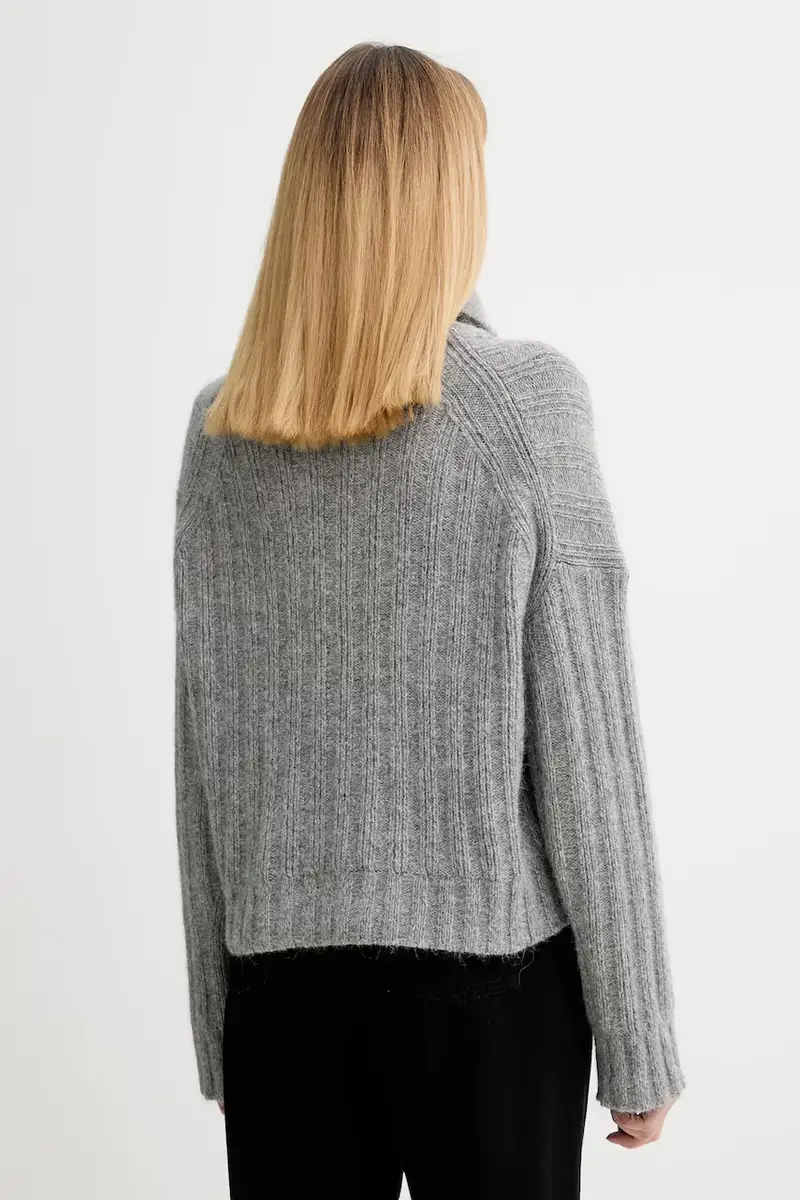 maglione con lana colore grigio 5000007474 miniatura 3