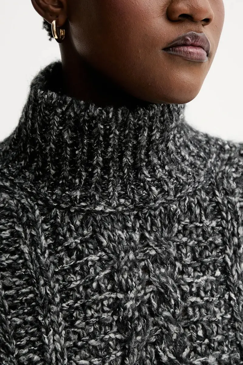 maglione con lana colore grigio 509608560193 miniatura 5