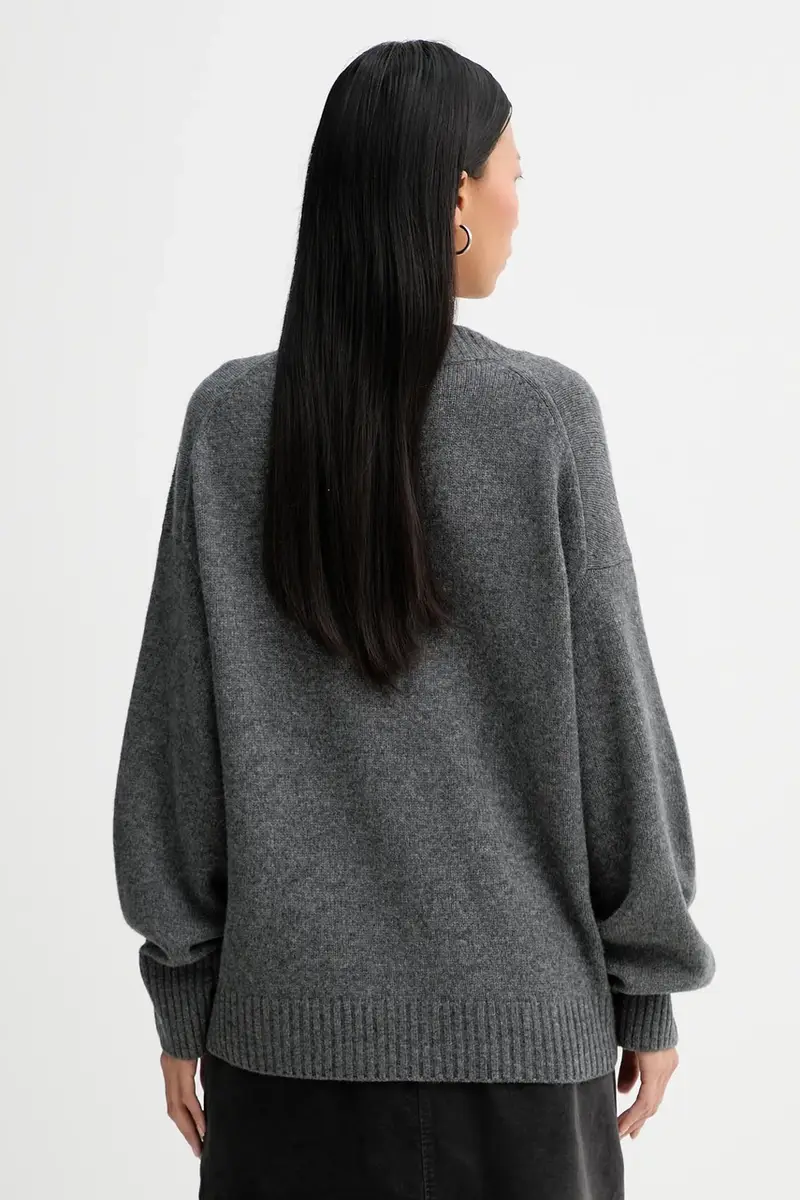 maglione con lana colore grigio 510609060235 miniatura 3