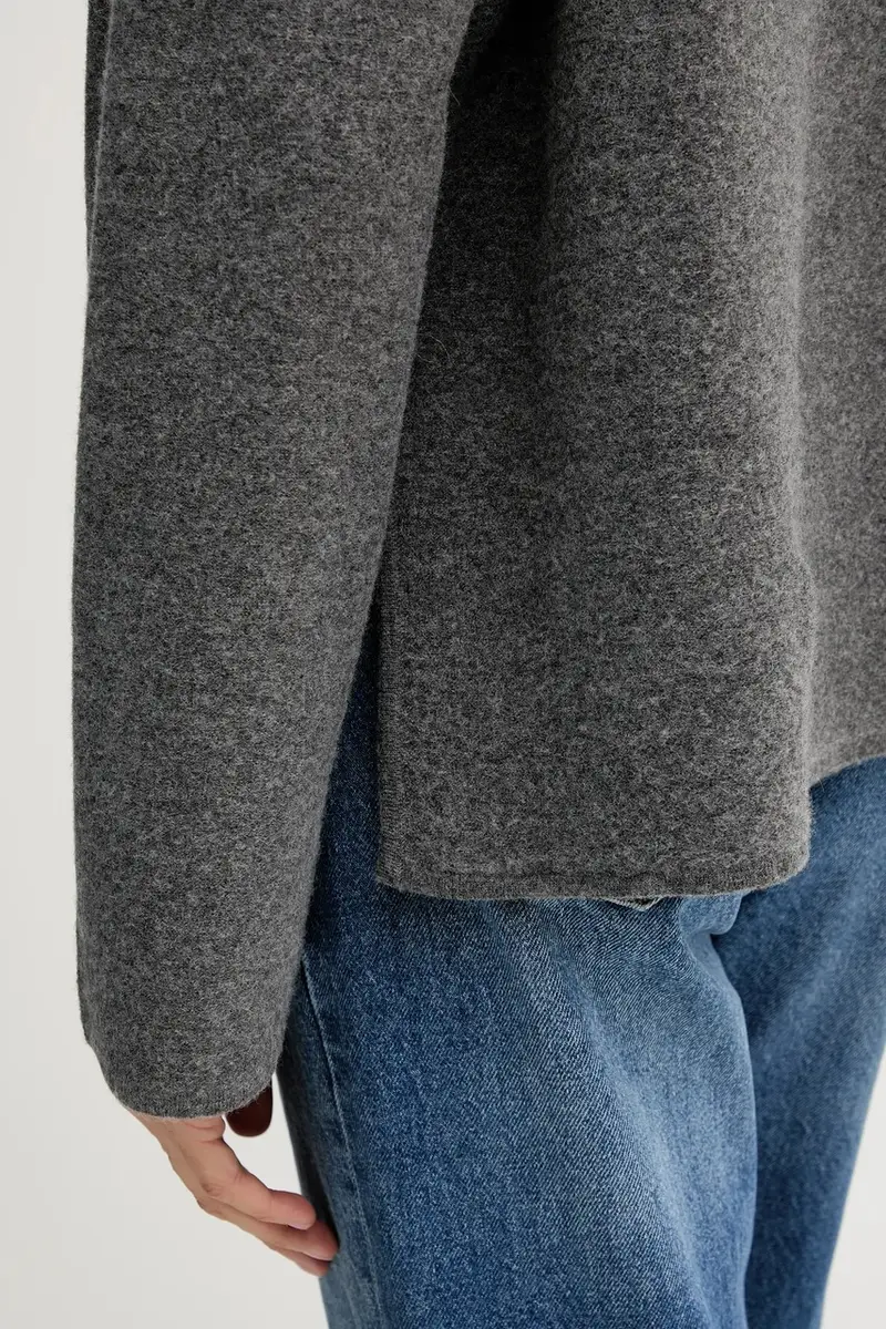 maglione con lana colore grigio 510609860487 miniatura 5