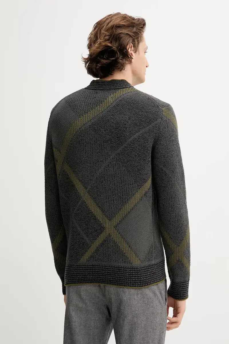 maglione con lana colore grigio 529509860122 miniatura 3