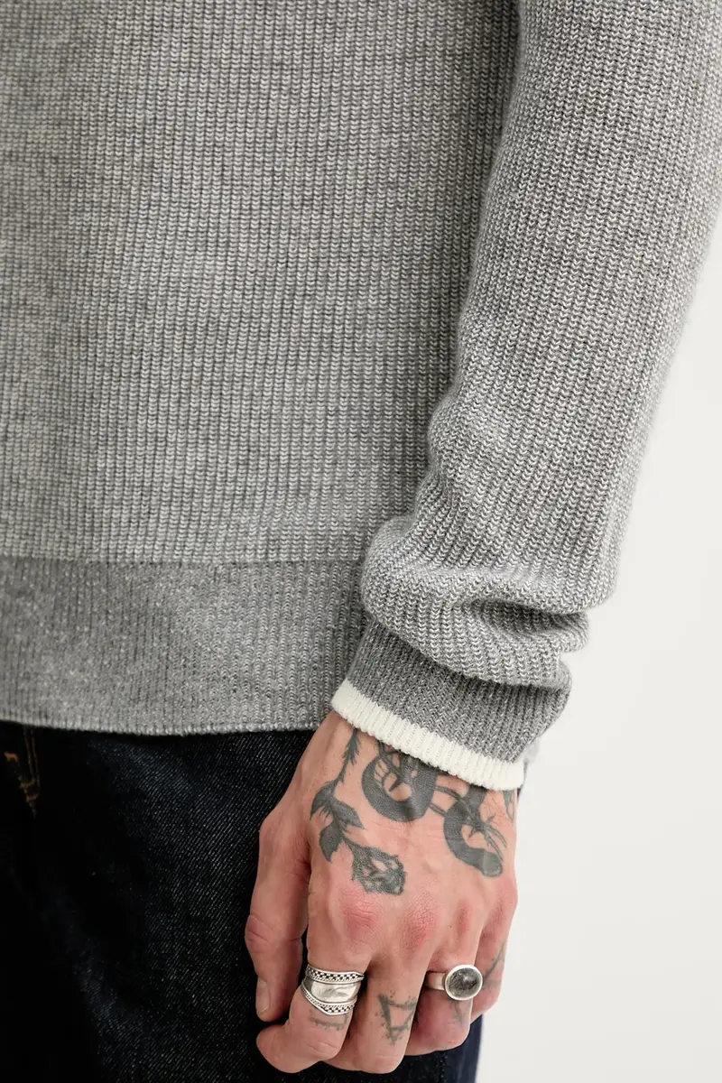 maglione con lana colore grigio 531516060208 miniatura 5