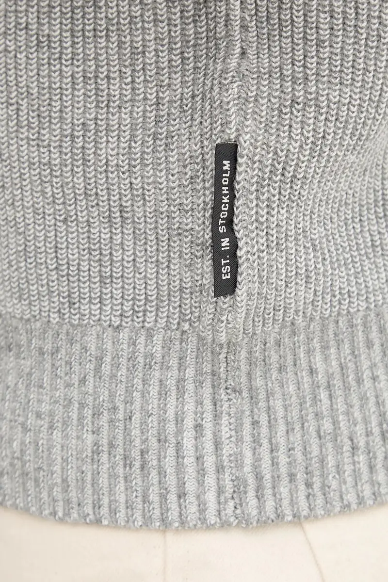 maglione con lana colore grigio 531516060370 miniatura 5