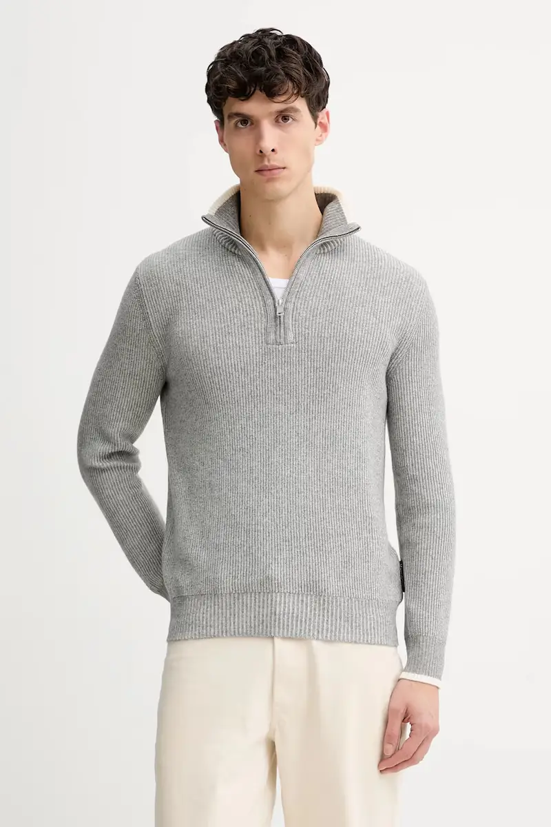 maglione con lana colore grigio 531516060370