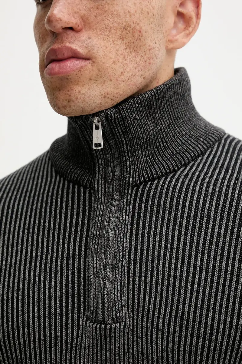 maglione con lana colore grigio M29507960118 miniatura 5