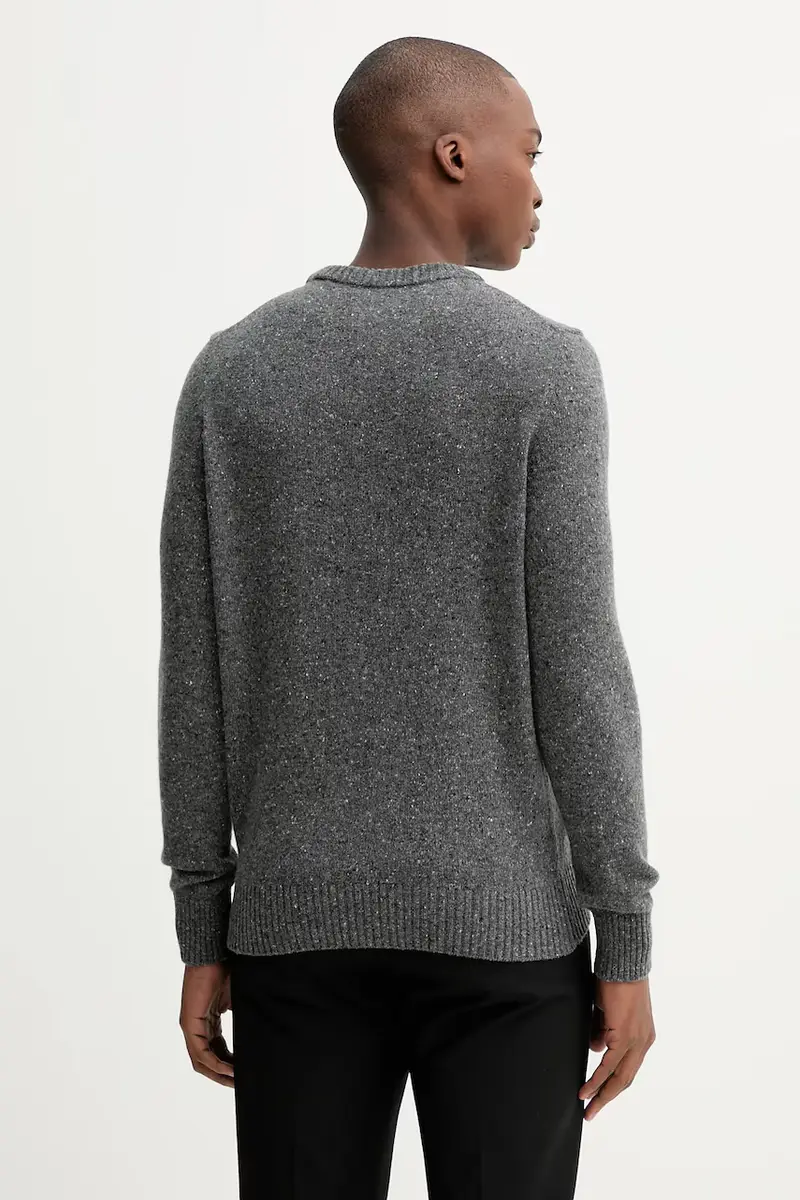 maglione con lana colore grigio M30506660174 miniatura 3