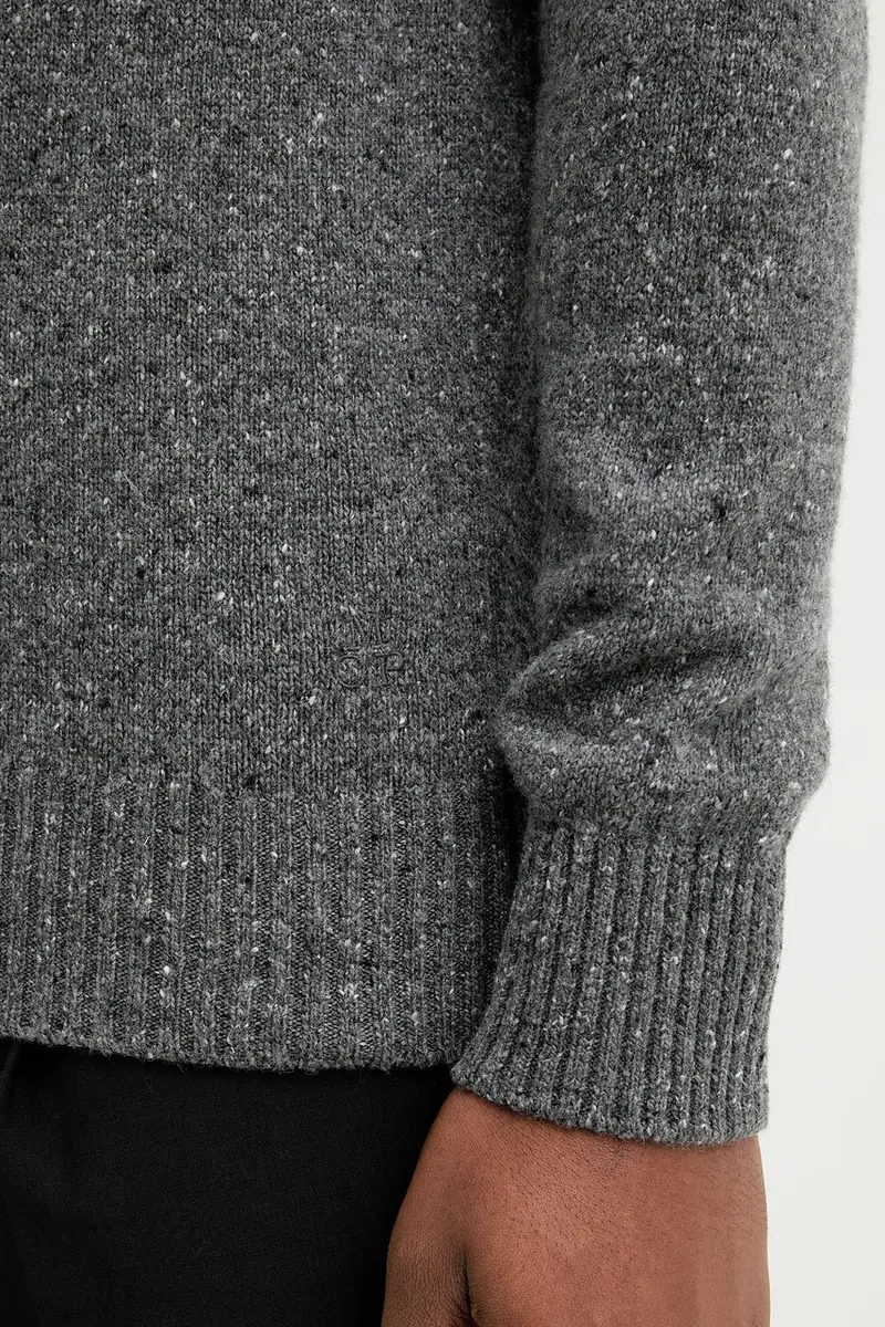 maglione con lana colore grigio M30506660174 miniatura 5