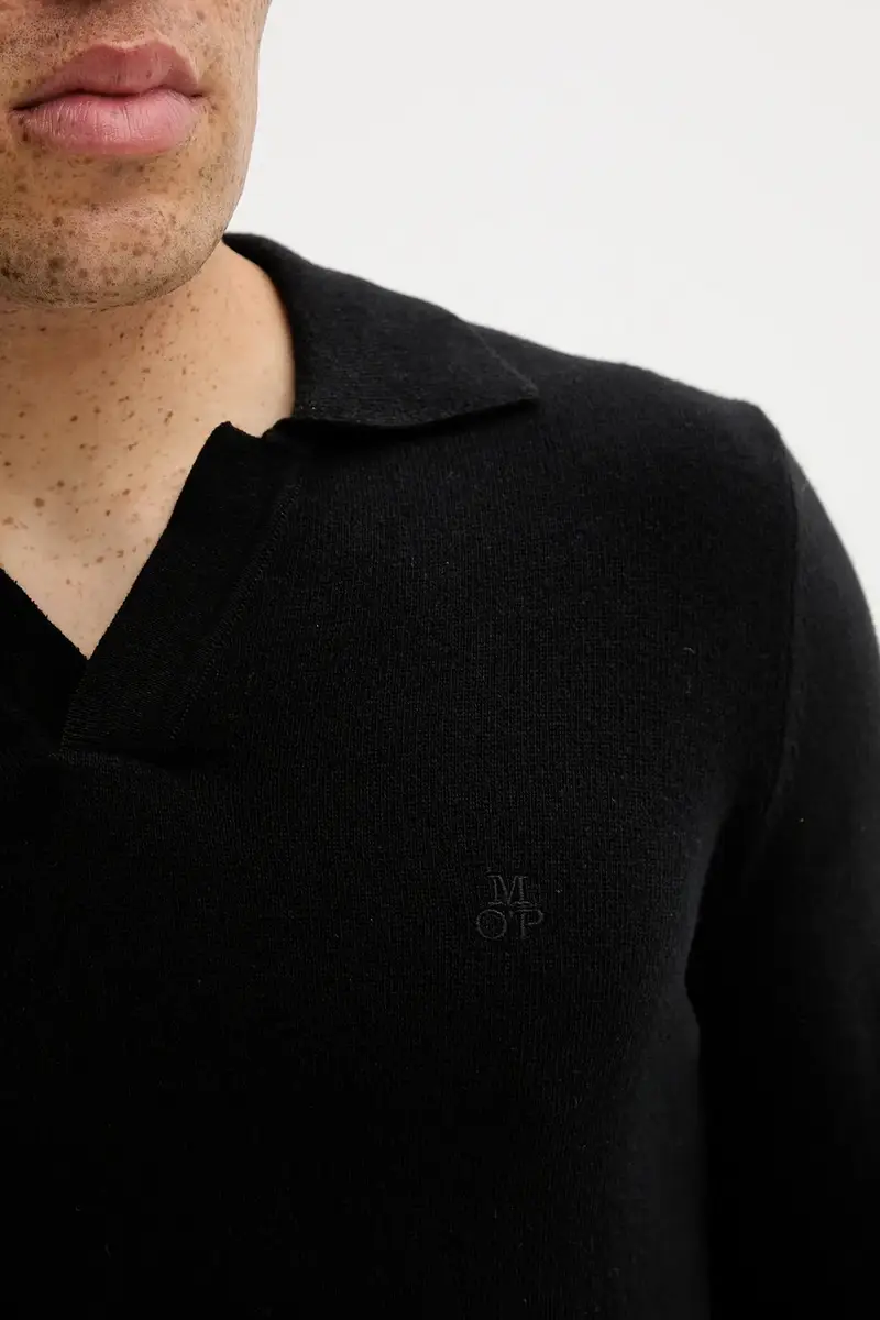 maglione con lana colore nero 529514460150 miniatura 5