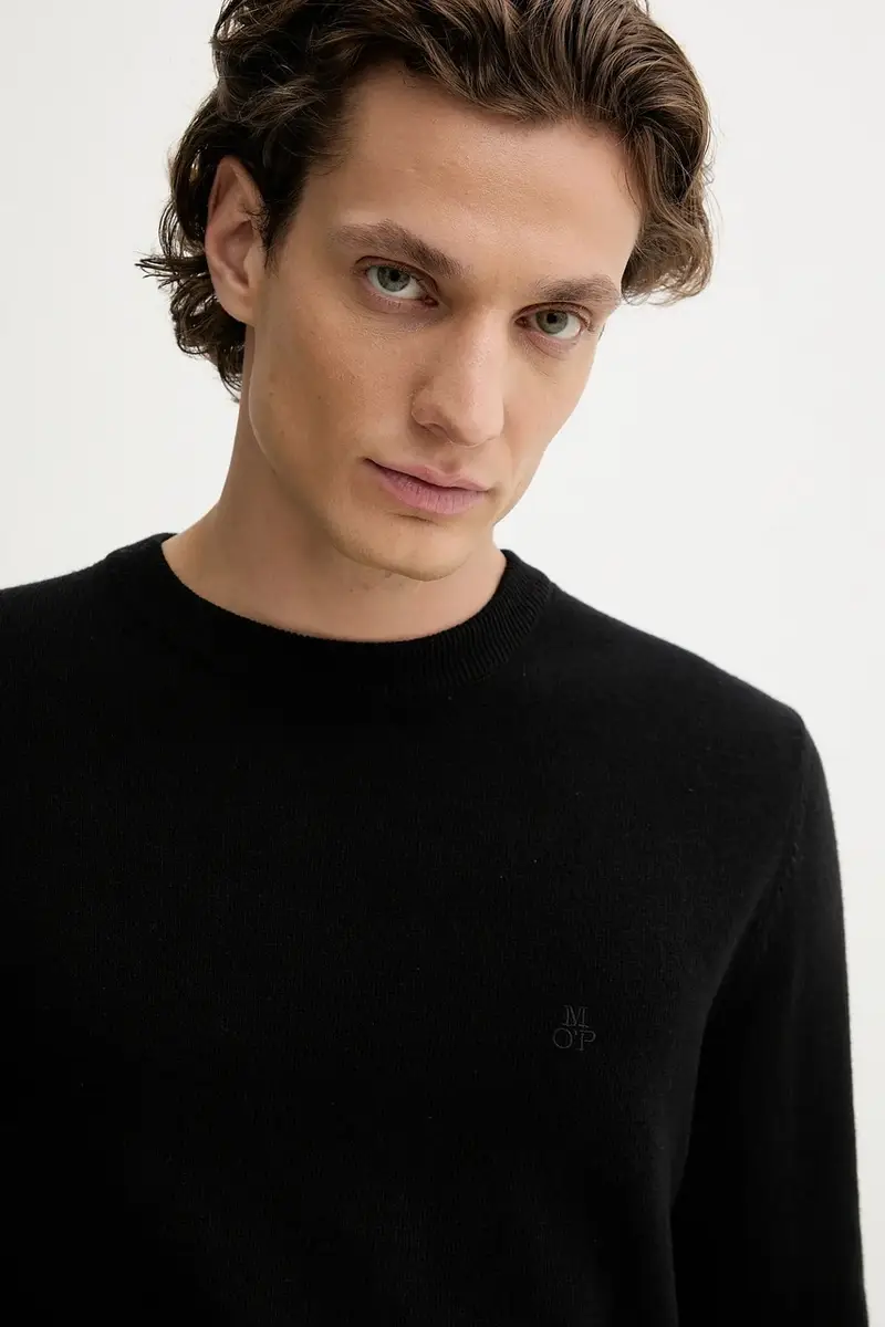 maglione con lana colore nero 529514460504 miniatura 4