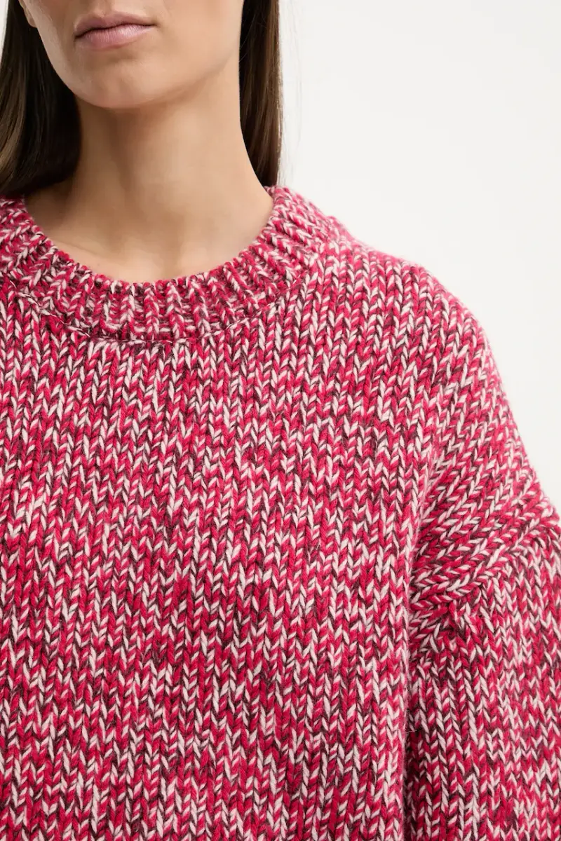 maglione con lana colore rosso 5000007891 miniatura 5