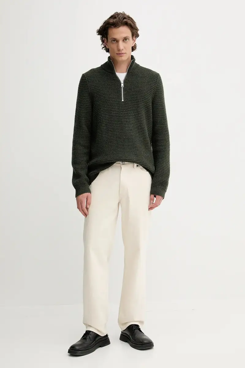 maglione con lana colore verde 5000007327 miniatura 2