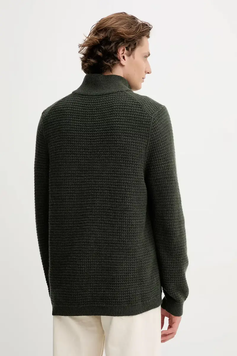 maglione con lana colore verde 5000007327 miniatura 3