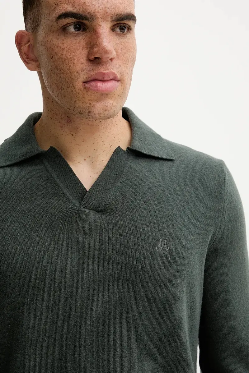 maglione con lana colore verde 529514460150 miniatura 4