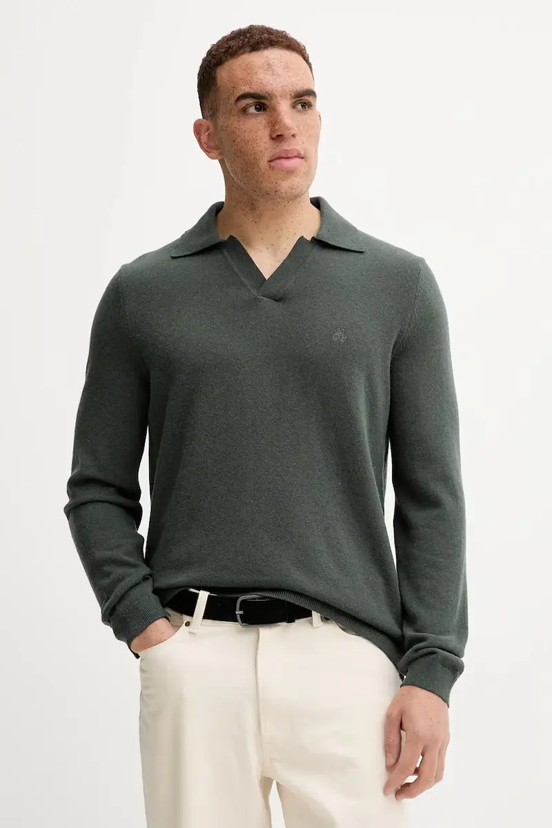 maglione con lana colore verde 529514460150