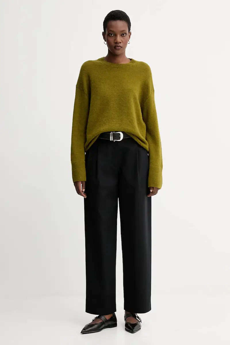 maglione con lana Verde miniatura 2