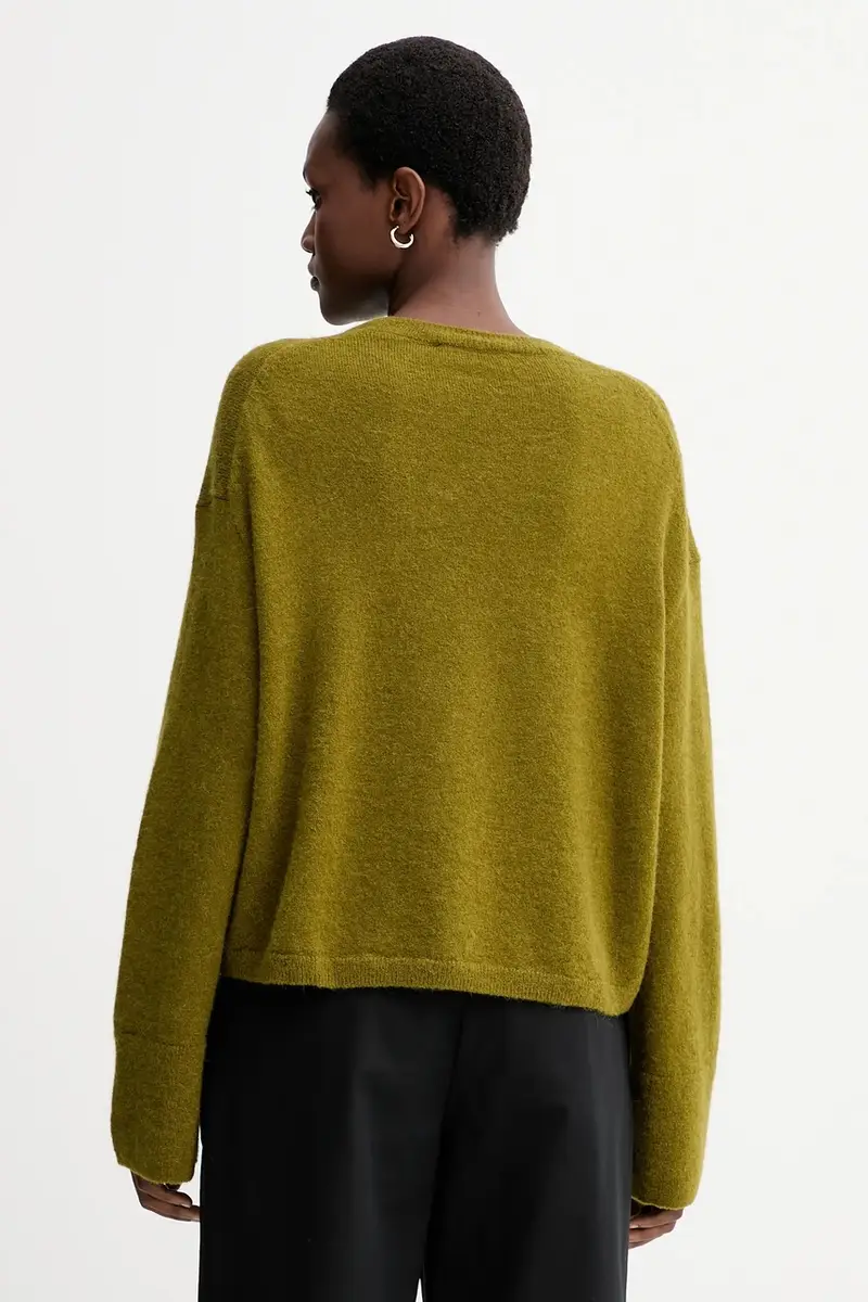 maglione con lana Verde miniatura 3