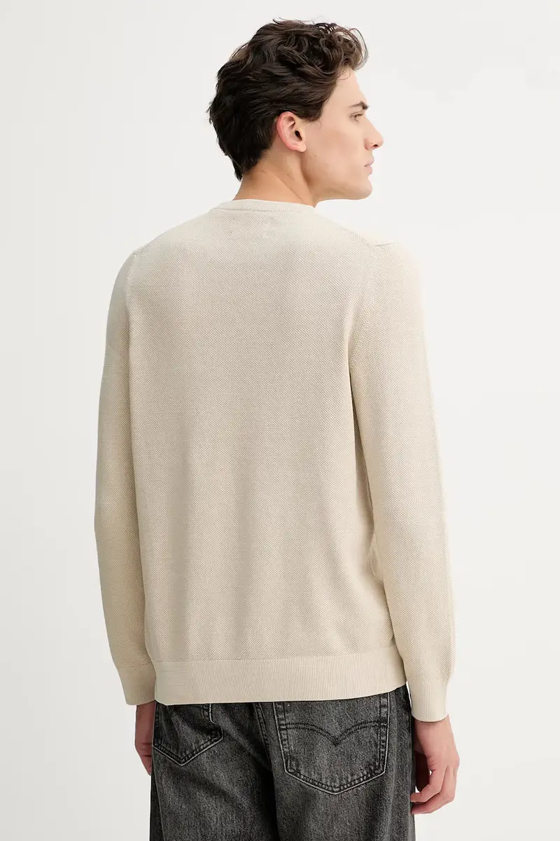 maglione in cotone Beige miniatura 3