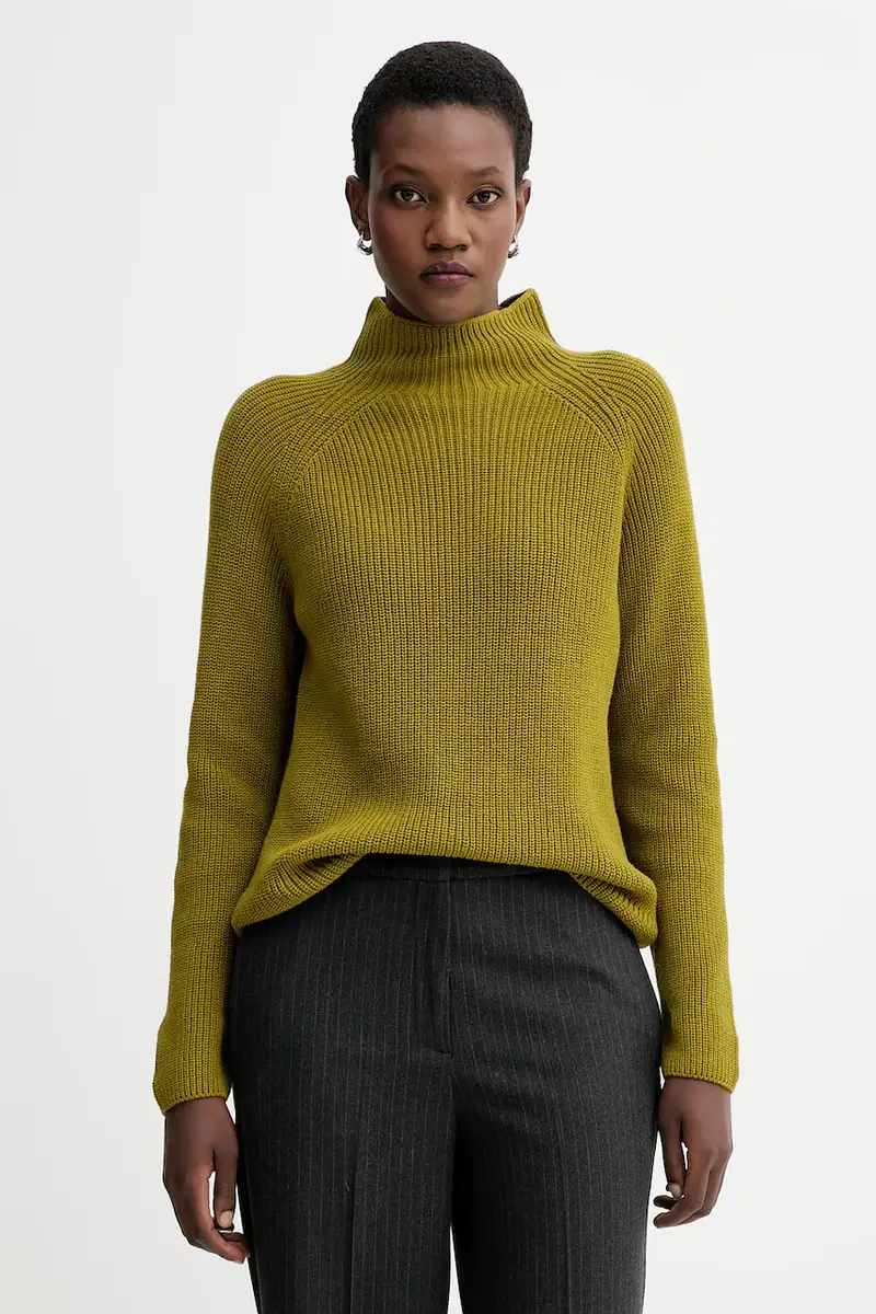 maglione in cotone colore verde M09605960009