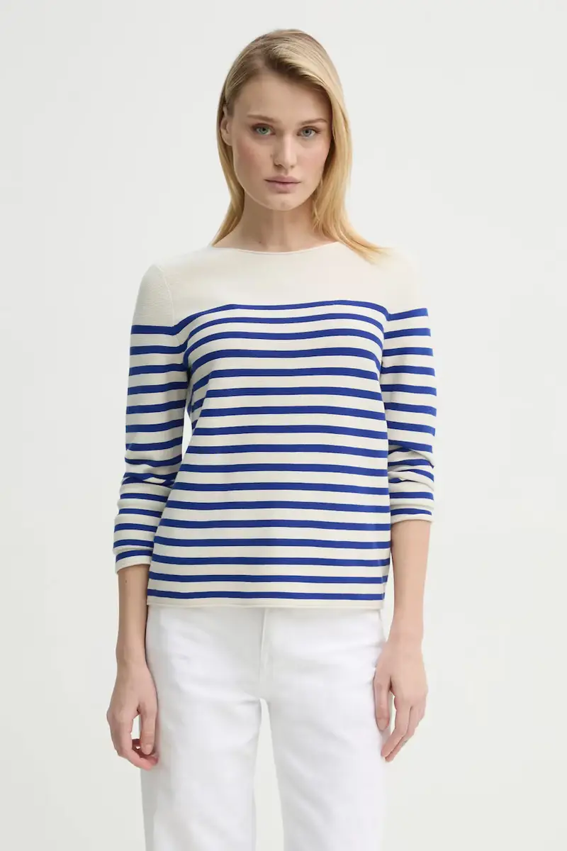 maglione in cotone donna colore beige 502600660123