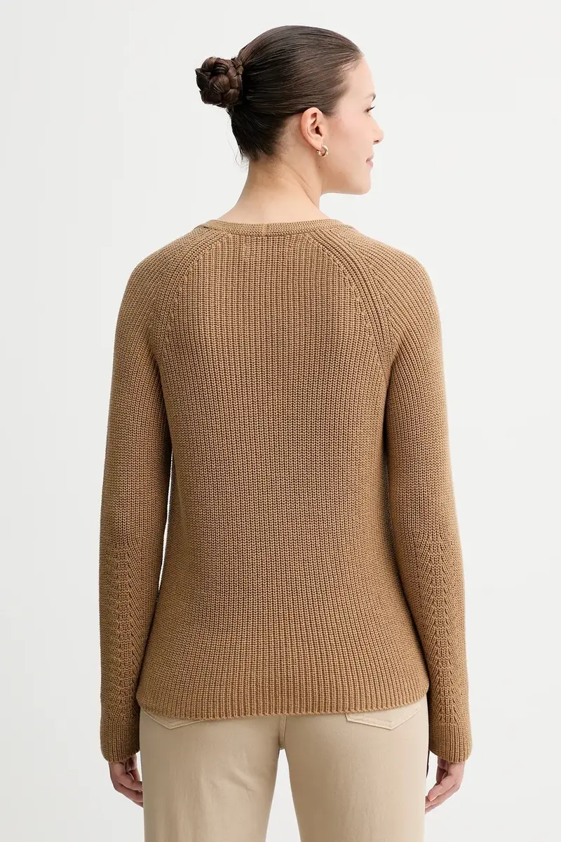 maglione in cotone donna colore beige 508605960097 miniatura 3