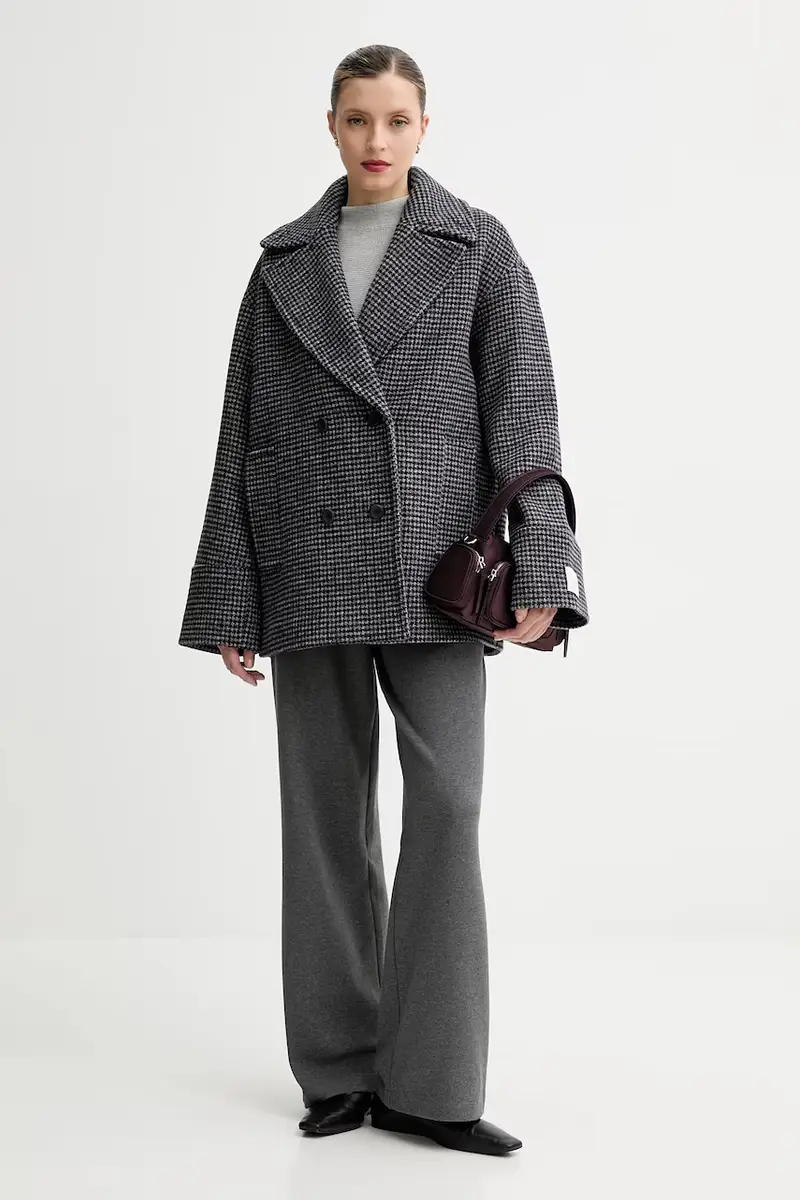 maglione in cotone donna colore grigio 511605960419 miniatura 2