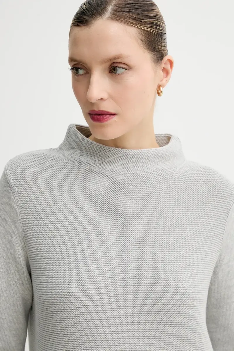 maglione in cotone donna colore grigio 511605960419 miniatura 4