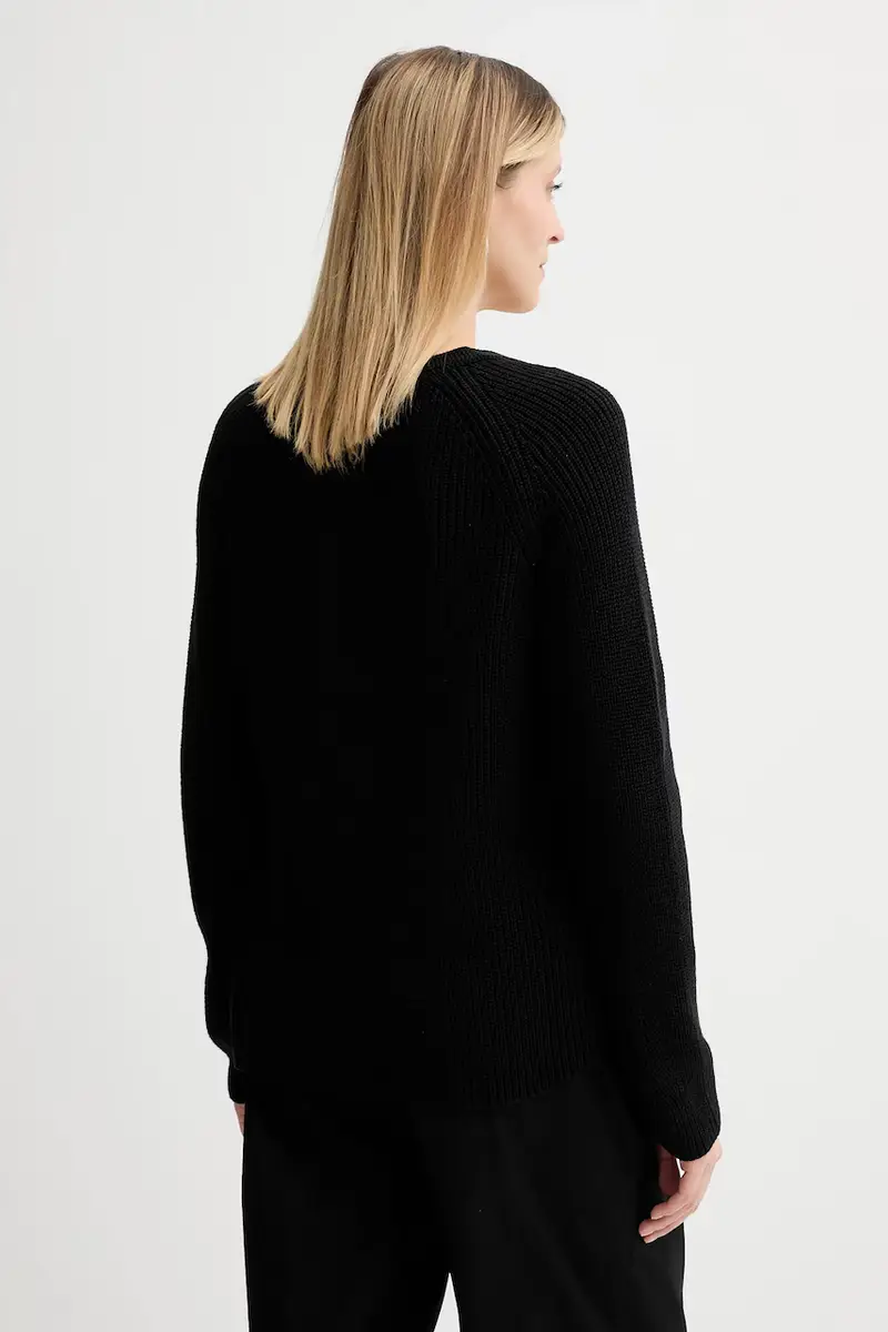 maglione in cotone donna colore nero 506605960097 miniatura 3