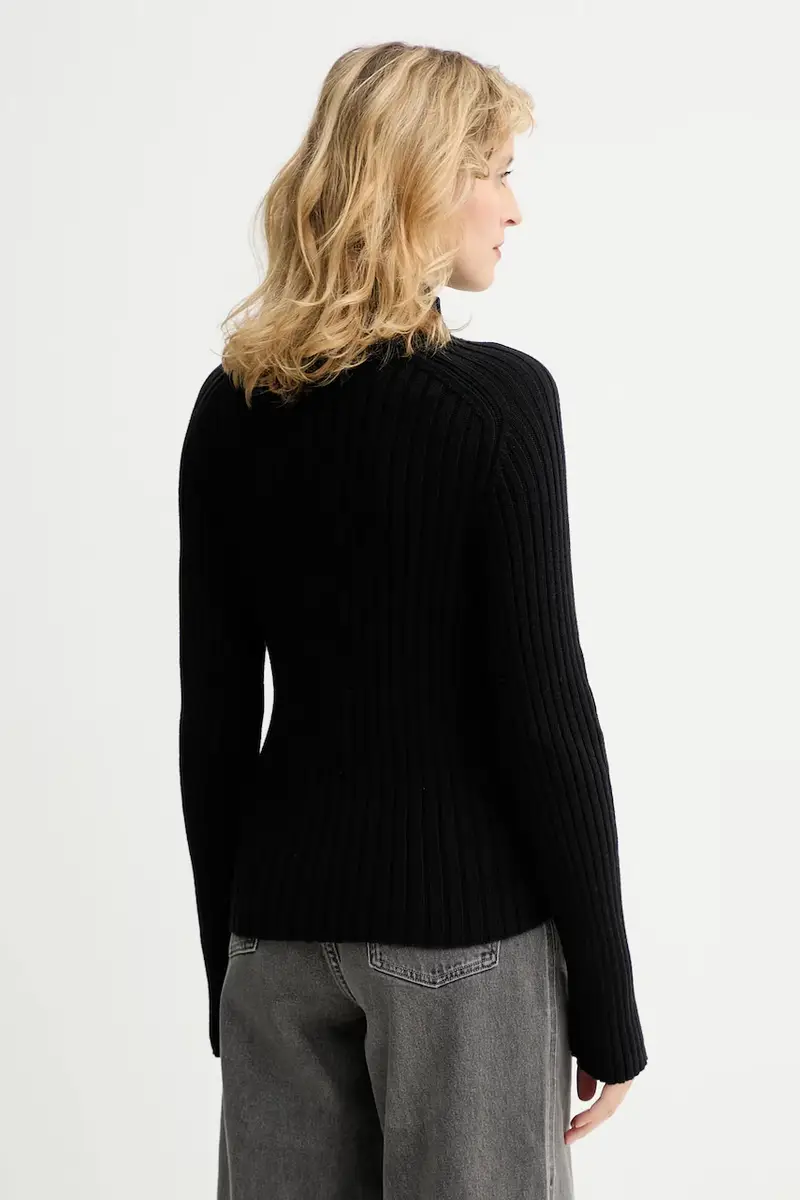 maglione in cotone donna colore nero 509605960173 miniatura 3