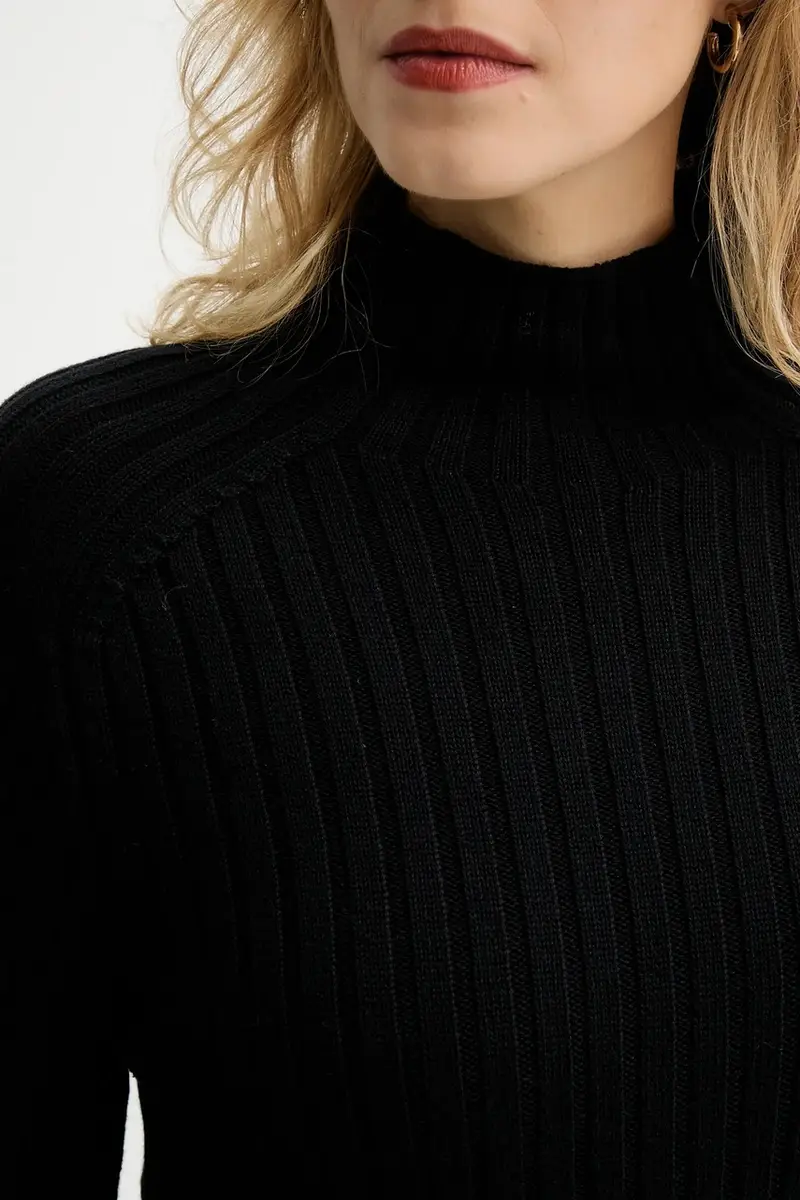 maglione in cotone donna colore nero 509605960173 miniatura 5