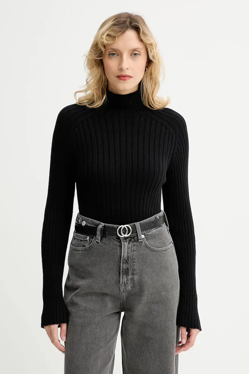 maglione in cotone donna colore nero 509605960173