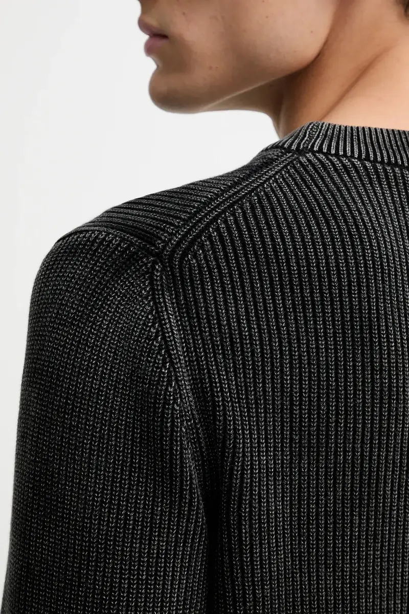 maglione in cotone Grigio miniatura 5