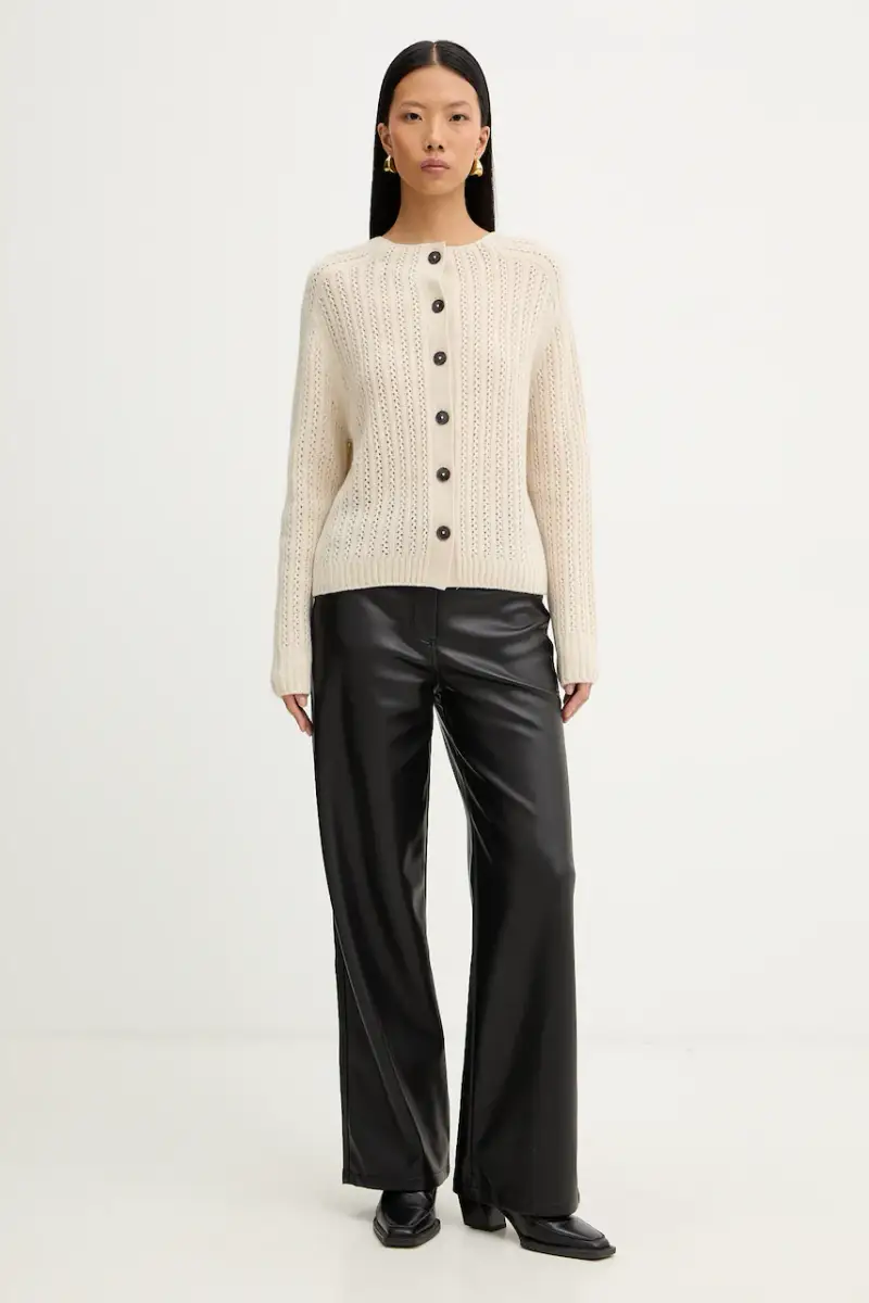 maglione in lana donna colore beige 508605460209 miniatura 2